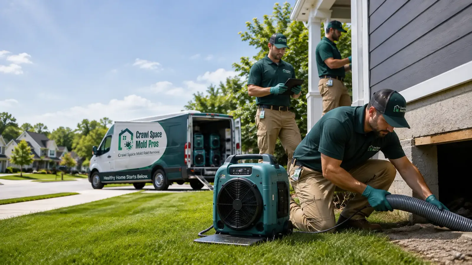 Crawl Space Mold Removal in Salida, CA